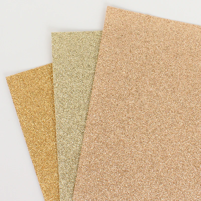Wholesale 12 x12 280gsm glitter paper for craft decoration handmaking