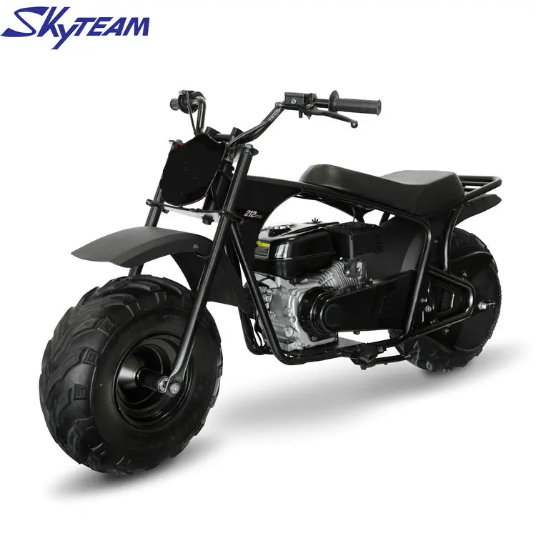 SKYTEAM  CE  APPROVED  212cc Gas powered Mini Bike Trail bike Fat wide tires Motorcycle