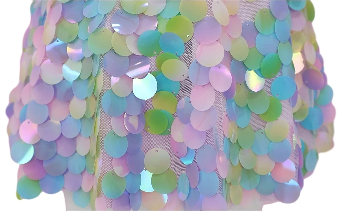 Customized Kids clothing Sequin skirt Summer mini short party Skirt for 2-8T girls