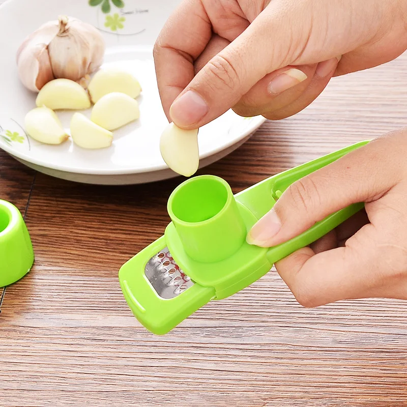 2025 Kitchen Garlic Ginger Grinding Grater Manual Garlic Masher Cooking Tool Utensils Kitchen Accessories Press Garlic Tool