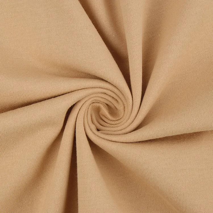 Wholesale Custom 100% Pure Cotton Fabric  For ClothingSingle Jersey Fabric Cotton