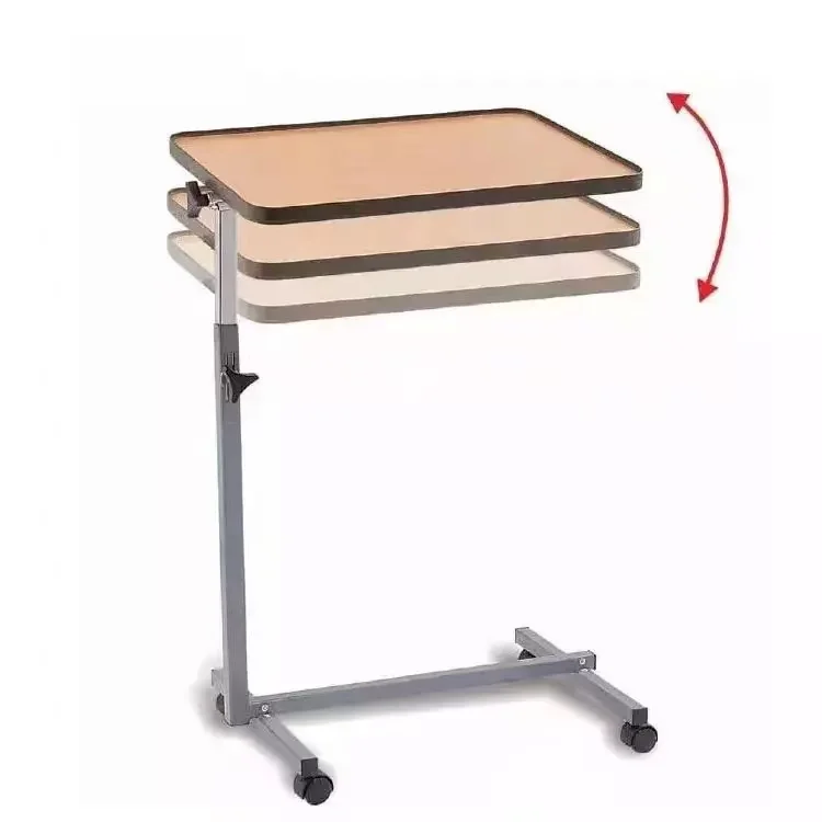 Hospital Room Use Good Price Hospital ABS OverBed Table Medical Bed Side Dinner Table