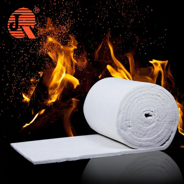 1260c 1450c Ceramic Fiber Blanket Aluminium Silicate Heat Insulation Blanket For Industrial Furnaces High Temperature Resistant
