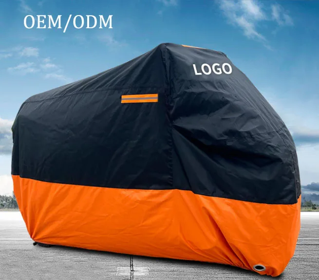 Durable polyester bike cover folding bike motorcycle cover 300d bike rain cover black