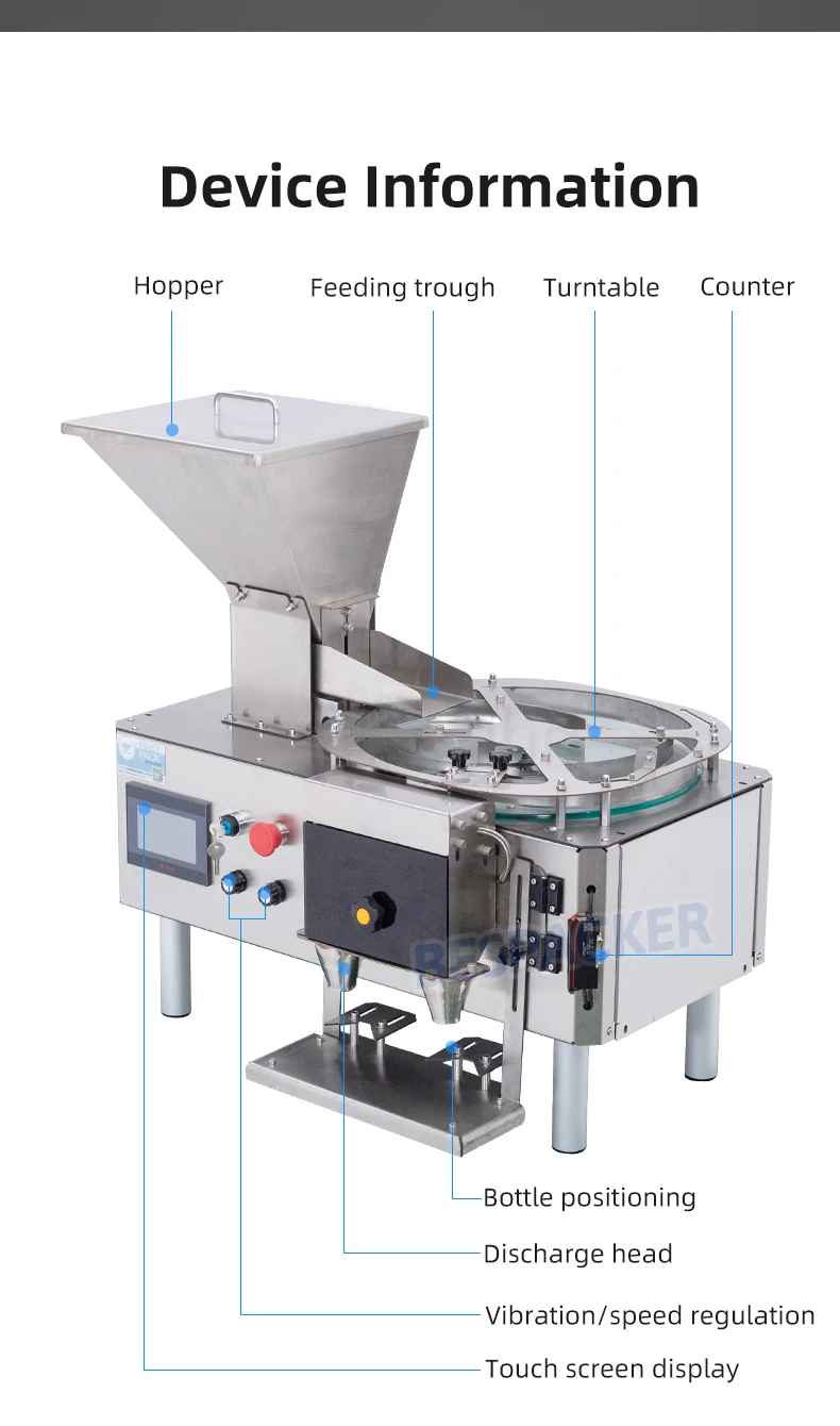 Bespacker XKYL-2 Automatic Granule/Rice/Capsule Weighing Counting Machine
