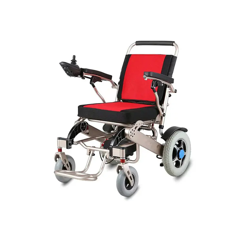 Material Lightweight steel powder painting Foldable Power Electric Wheelchair