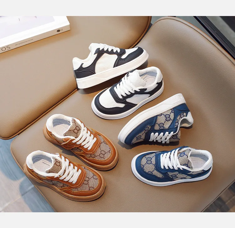 RTS Casual Shoes Spring Autumn New Fashion Soft Boys Sports Shoes Students Lace-up Light Sneakers for Girls Versatile Shoes