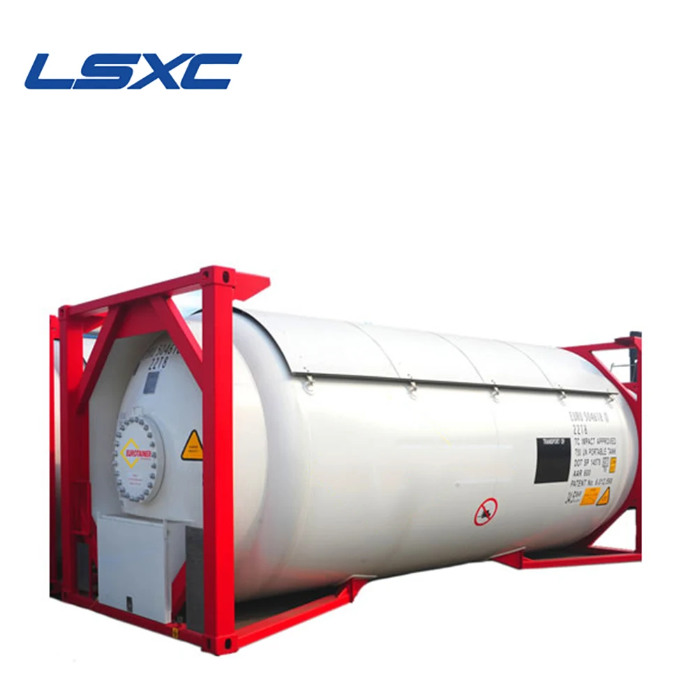 Factory Price ISO 20FT T50 LPG/Isobutane/Ammonia/CO2/ Other Liquid Gas Tank Container