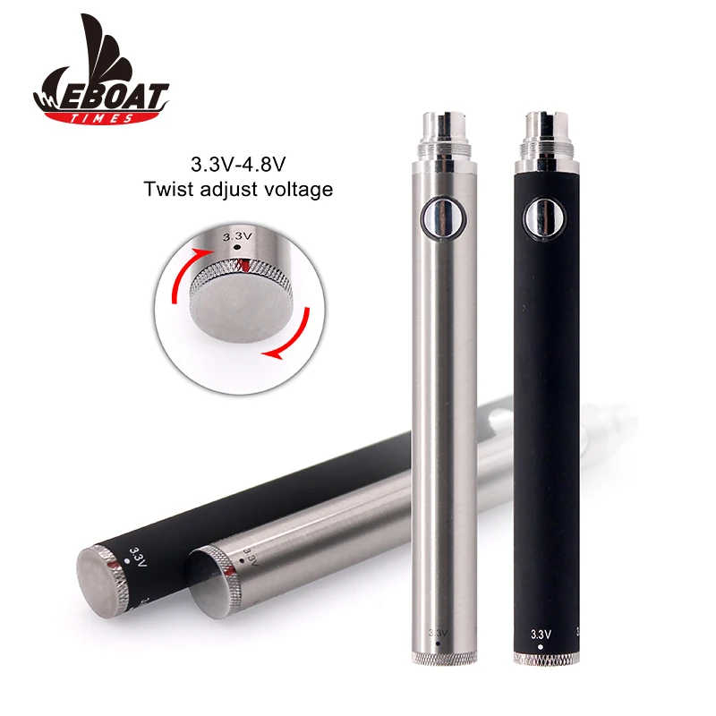 Eboattimes 900 мА/ч, 1100 мАч перезаряжаемые vape ручка EVOD батареи вапоризатор с evod инструкция по эксплуатации