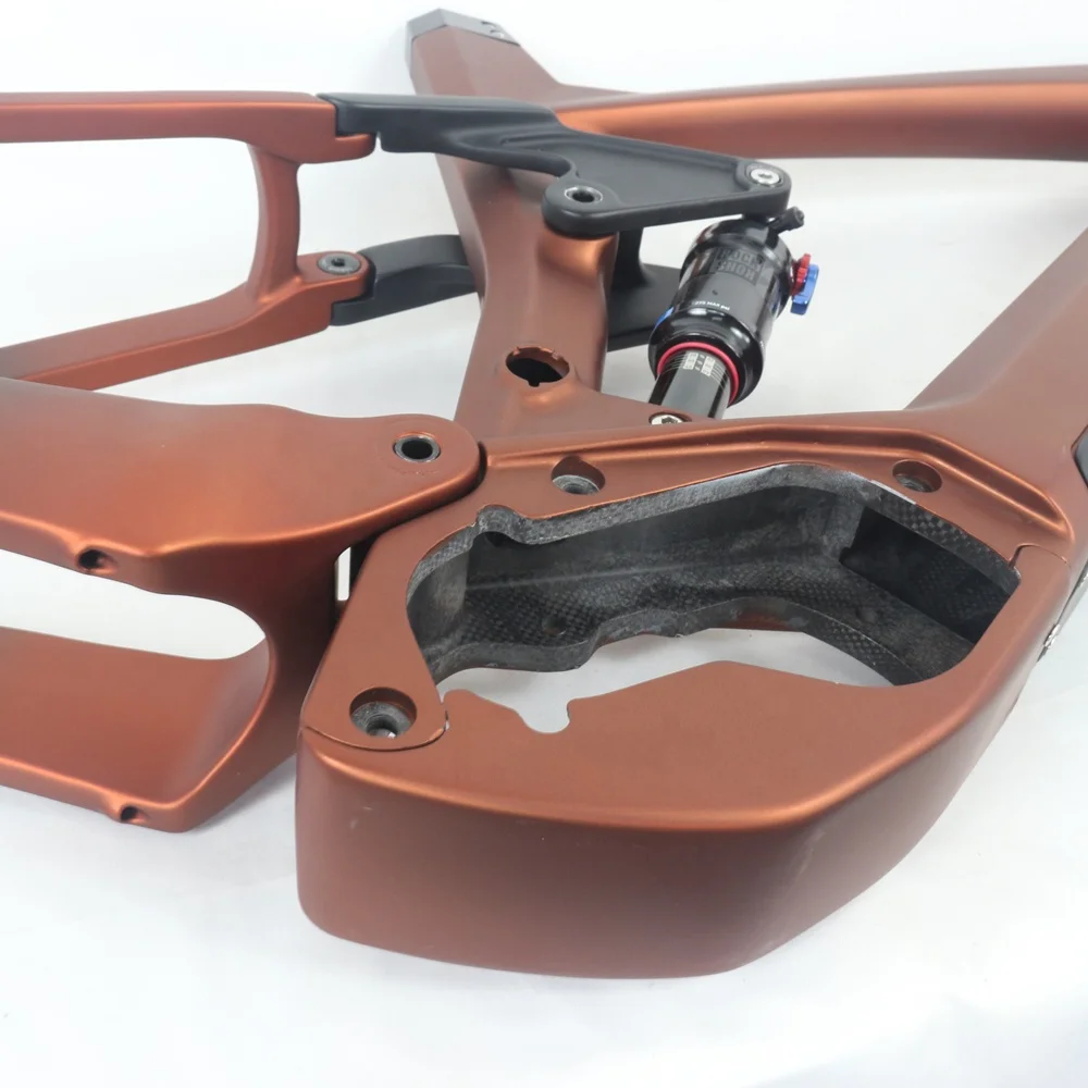 Winowsports 2023 Full Suspension 29er MTB Enduro e-mtb Frame EP8 Motor e-bike MTB Carbon Frame EF837