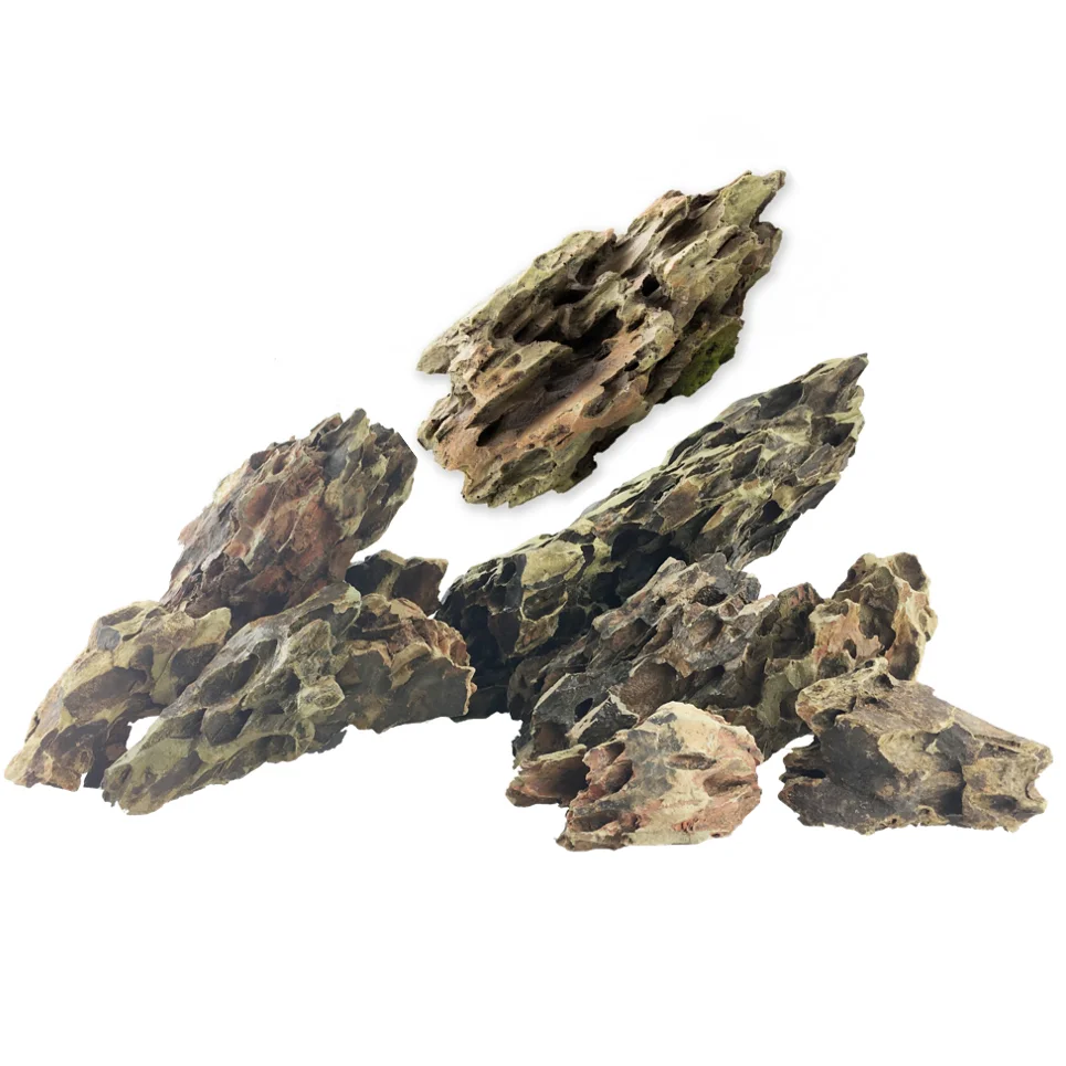 Aquascape Onko Dragon Stone Porous Muti Hole Rock For Aquarium
