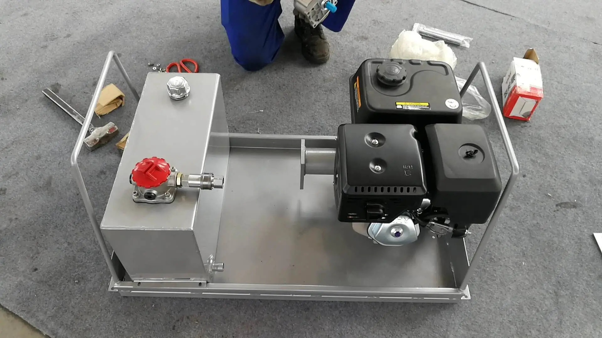  Горячая Распродажа 9HP гидравлическая система бензиновый блок