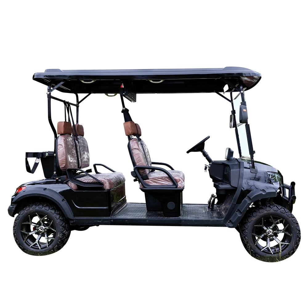 Direct Factory Electric 2+2 Seater Off Road Golf Car Golf Hunting Buggy Golf Cart