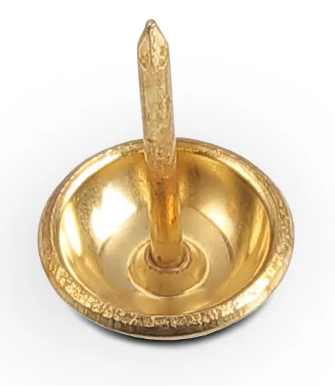 Sofa Upholstery Tacks Wooden Furniture Decorative Tacks Hobnail Thumb Nails Home DIY Upholstery Nails (Gold)