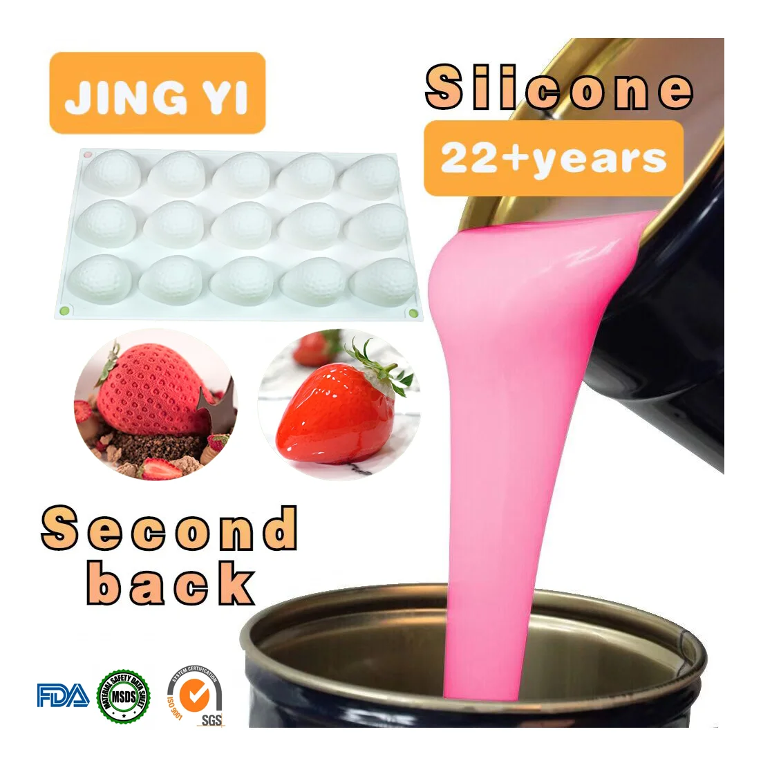 Factory Price High Quality Food Grade Rtv-2 Silicone Liquid Silicone Rubber For Resin Molds Making Food Molds Making