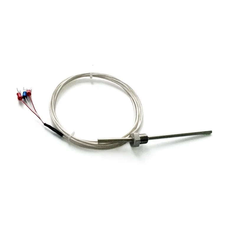 6x70mm thermocouple rtd pt100 temperature sensor with m10x1.5 screw