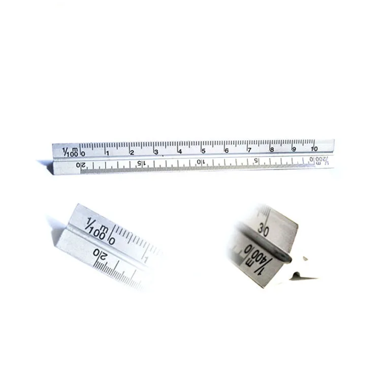 30cm stainless steel scale ruler Aluminum  triangle  ruler