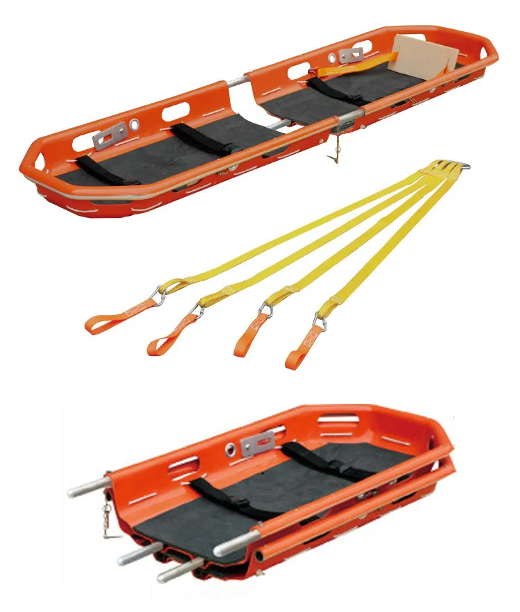 High altitude carbon fiber first aid rescue basket stretcher