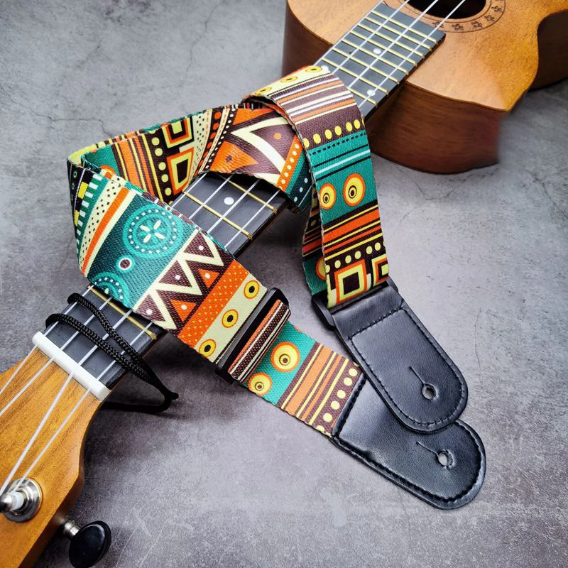 Guitar Shoulder Strap Musical Instrument Accessories Polyester Electric Guitar Strap Belt Acoustic Guitar Strap