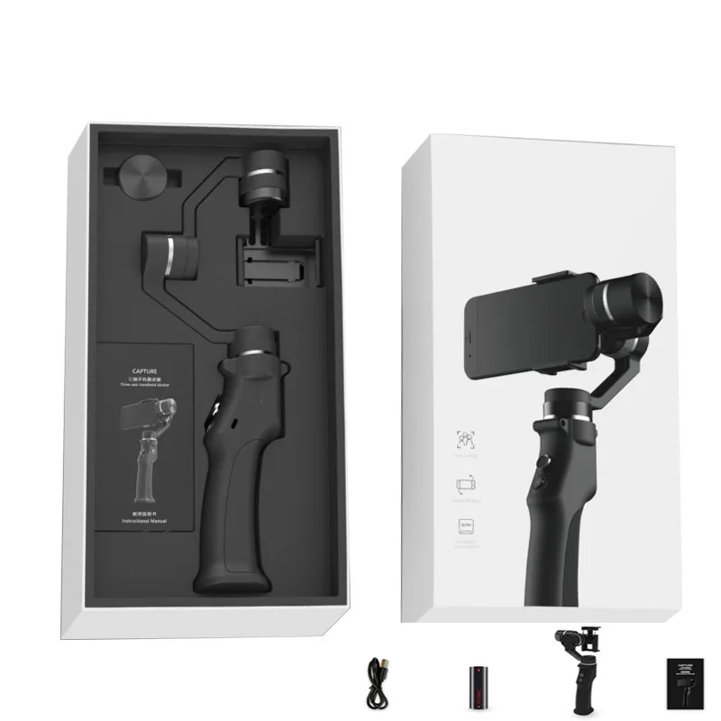 
Factory newest 2020 Handheld 3 axis stabilizer phone gimbal for smartphones 