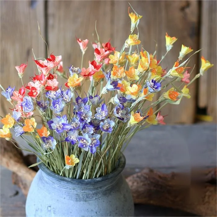 Handmade flowers mini dried flower bouquet materials Drunk the butterfly orchid flower