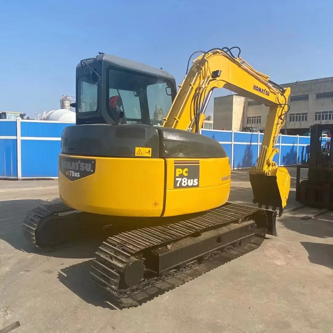 Японский гусеничный экскаватор komatsu 7 5 тонн 8 pc70-8 pc78us-8 в хорошем состоянии