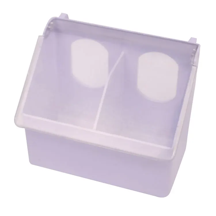 Classic Pigeon Feeder Water 2 Pack Quail Bird Chicken Feeder Water Dispenser Drinkers with 2 Hole Pet Bowls & Feed