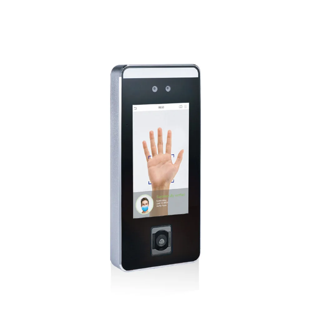 QR Code Face Recognition Attendance Machine and Palm Access Control Attendance Terminal with TCP/IP wifi and Weigand Signal