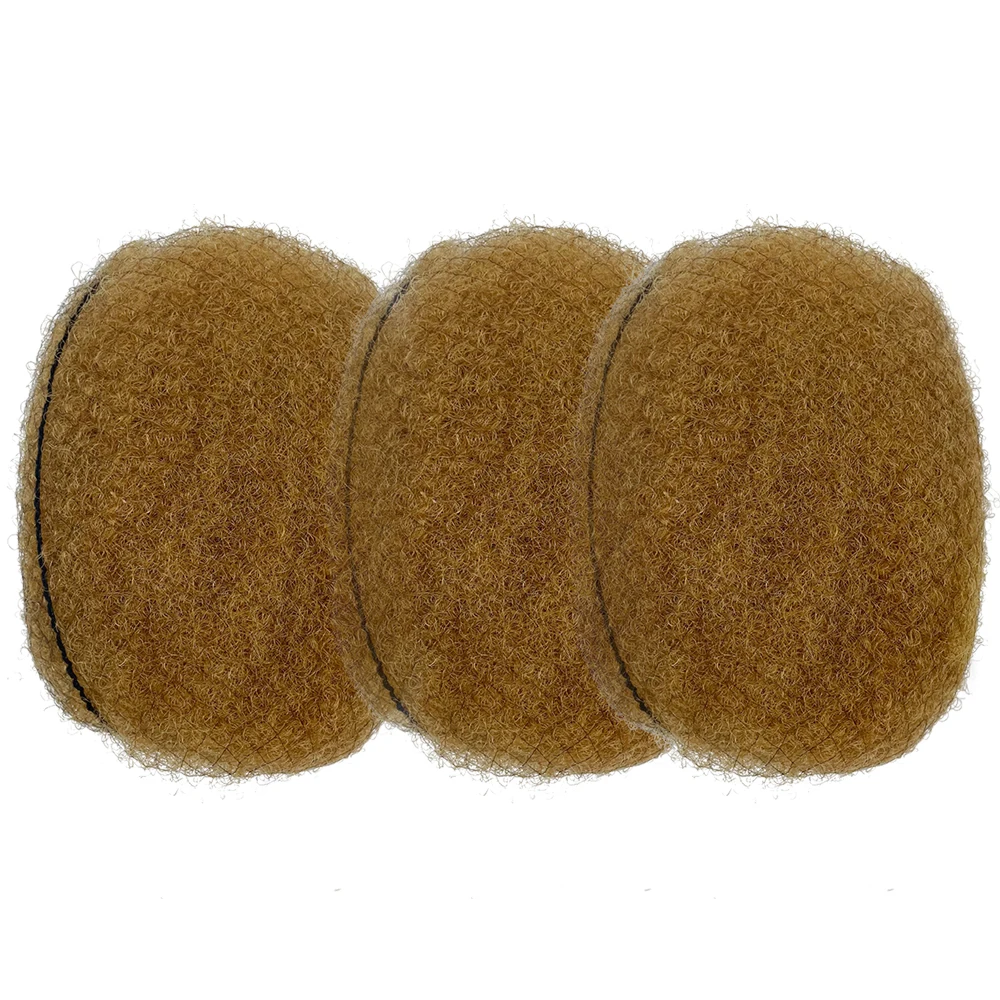 Afro Kinky Curly Human Hair Bulk for Braiding Dreadlocks Hair Extensions with Closure for a Full Head of Hair