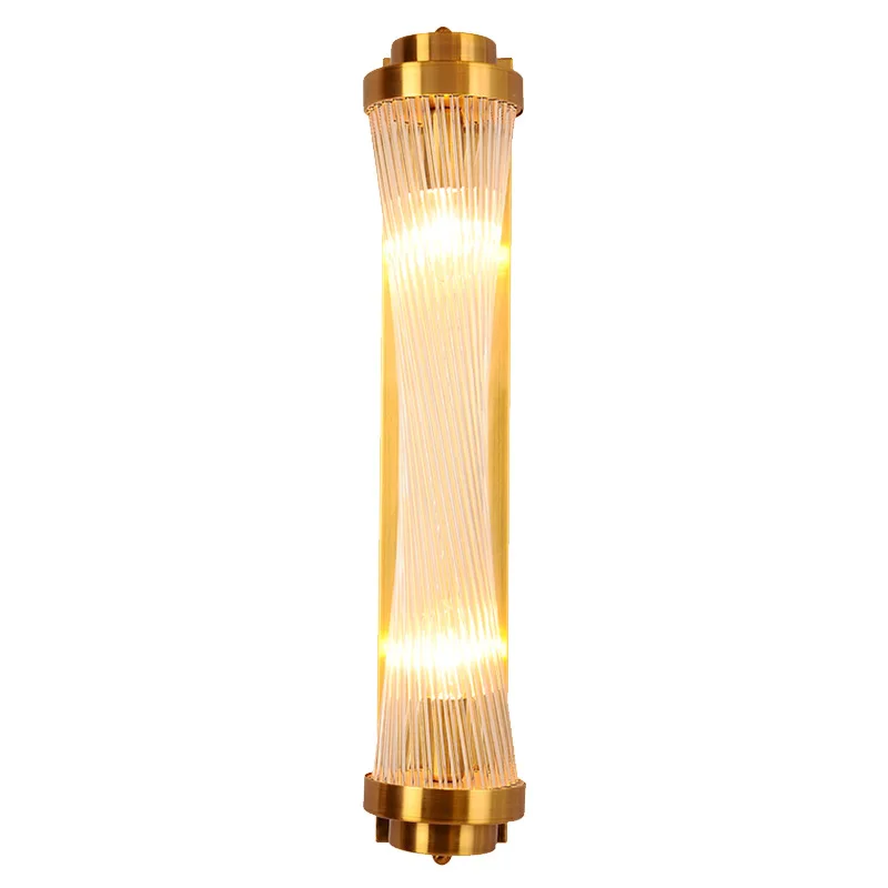 Creative indoor Wall Sconce Light Decor Gold Stainless Steel Crystal LED wall bracket lights indoor modern home wall lamp