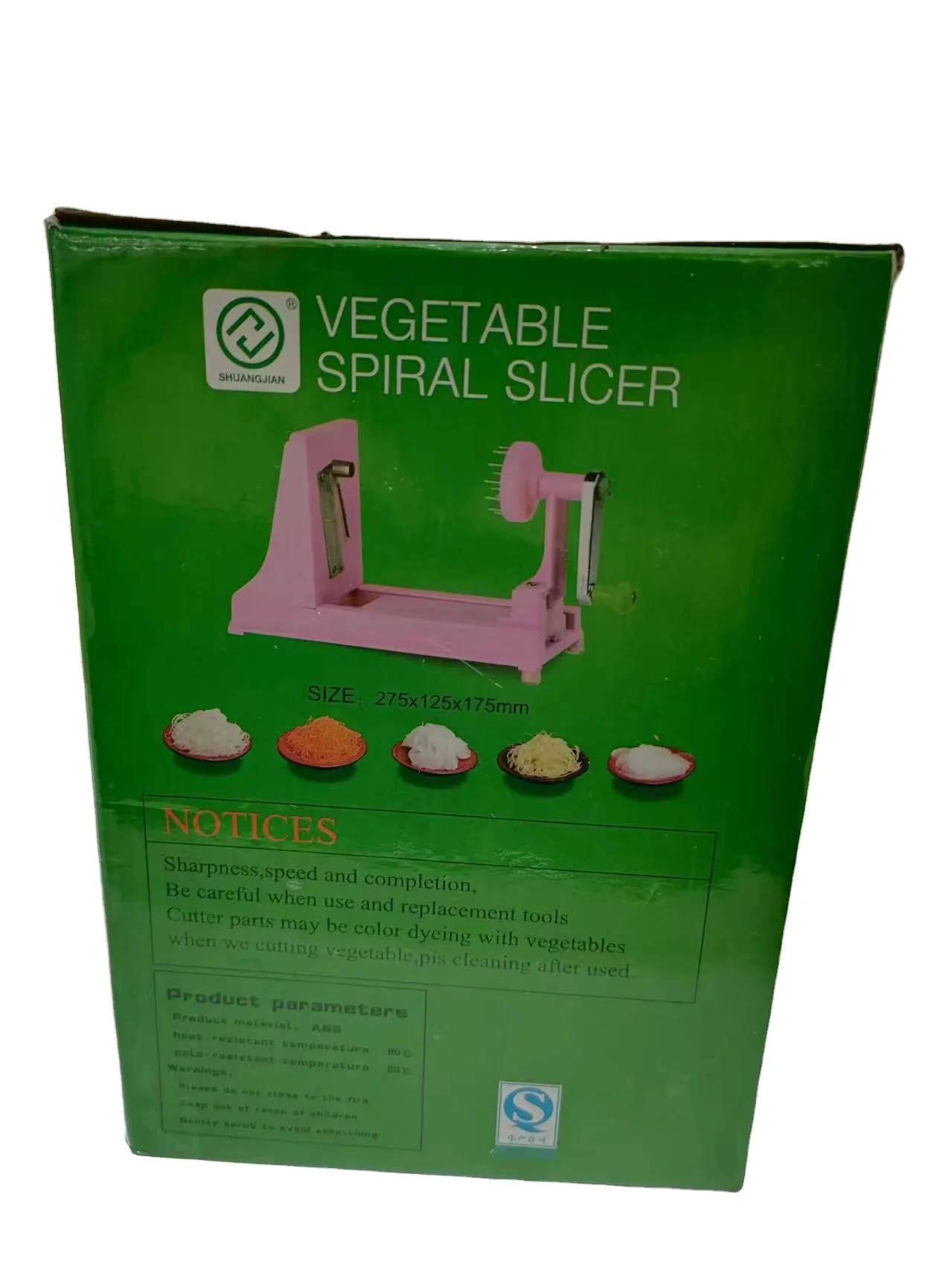 Multifunction High Quality Convenient Spiral 4-blade Spiralizer Hand Roller Vegetable Slicer Chopper Kitchen Gadget