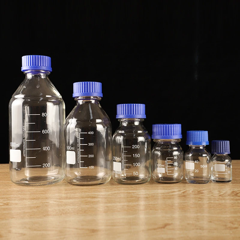  Wholesale Reagent Bottle Lab Chemical Glassware With Blue Screw
