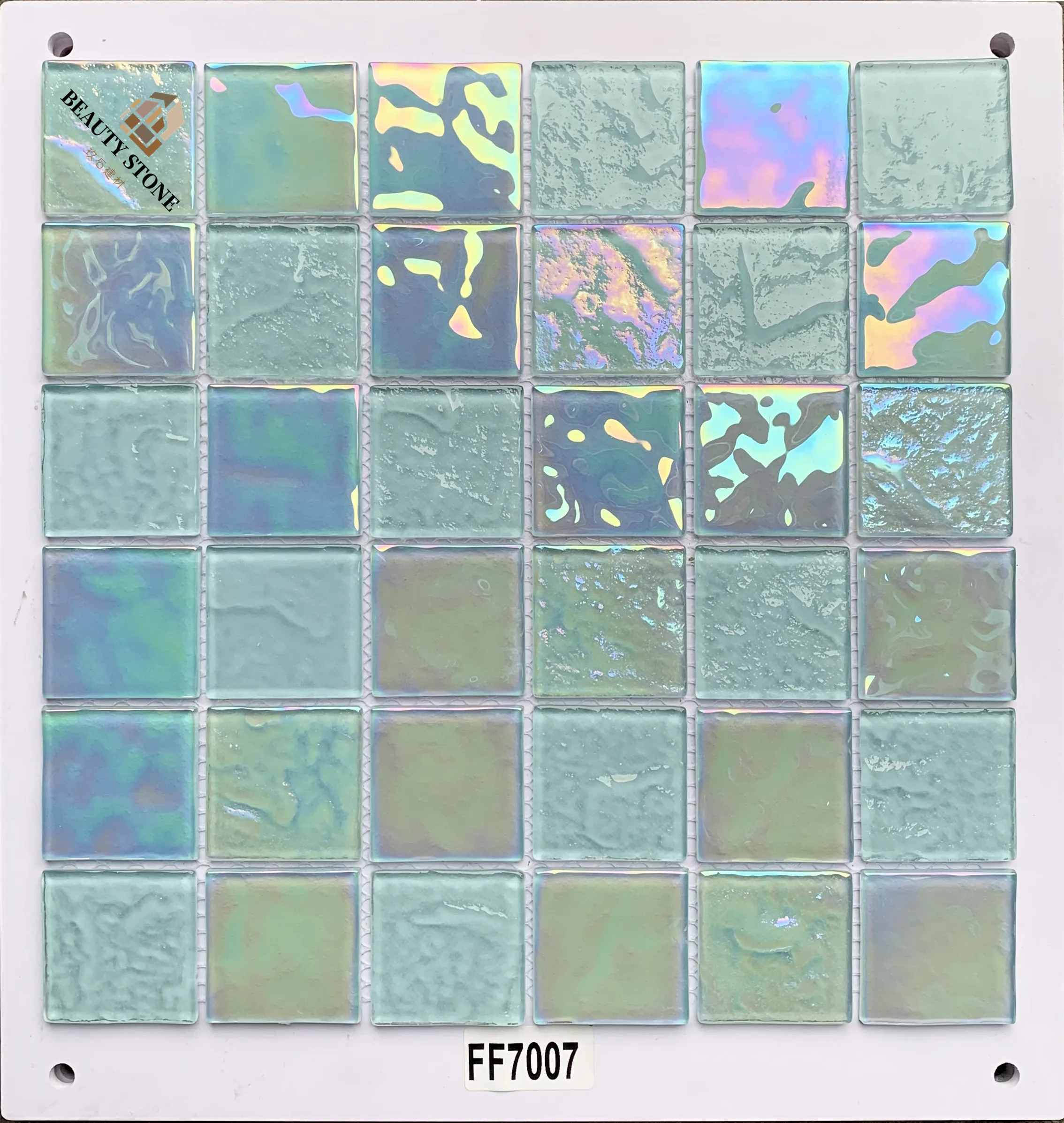 48X48MM swimming pool blue color mosaic tiles