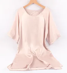 New 100% mulberry Natural silk sexy lingerie satin silk pajamas women for girl ladies sleepwear set nightwear pjs