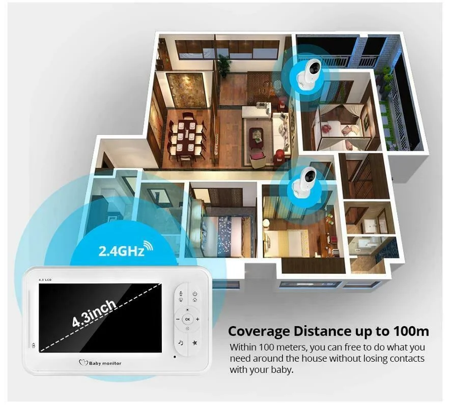 New Top Fashion HD 1080PWifi Security Anti-theft Applicable to Surveillance Baby Elderly Camera