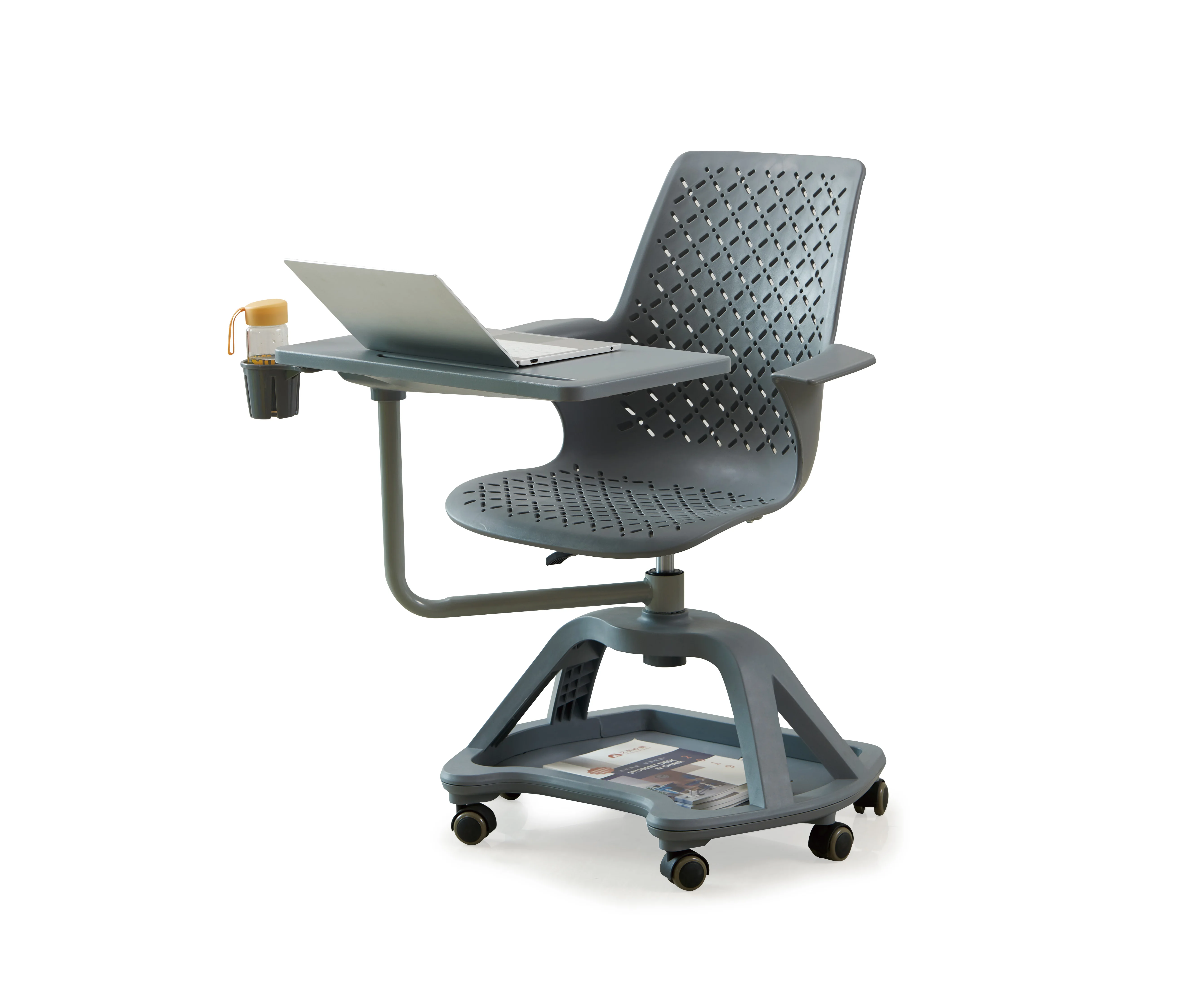 2023 Modern School Chair Popular Student Chair with Writing Desk Adjustable School Chair