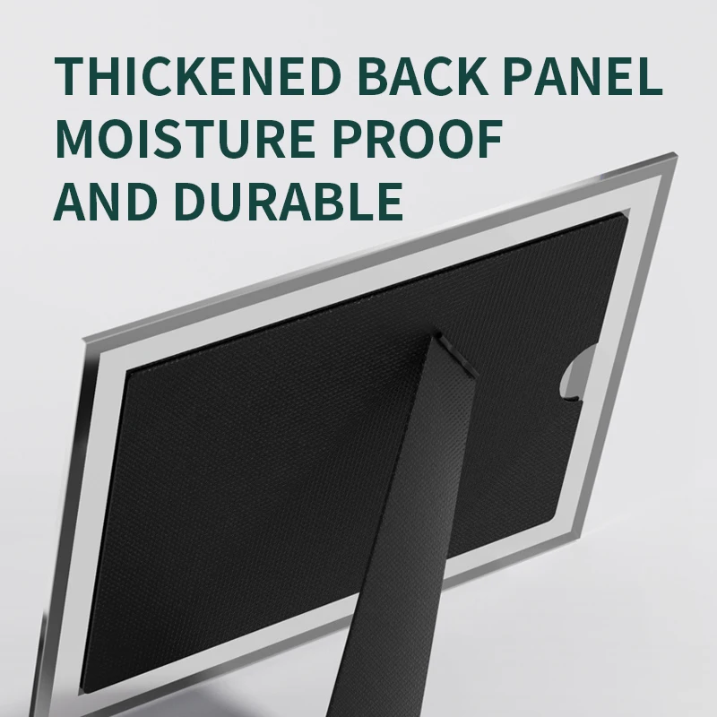 Aibo glass picture frame5x7 8x10 A3 A4 customized Crystal glass Certificate Photo Frame for tabletop Mirror Gift Home Decoration