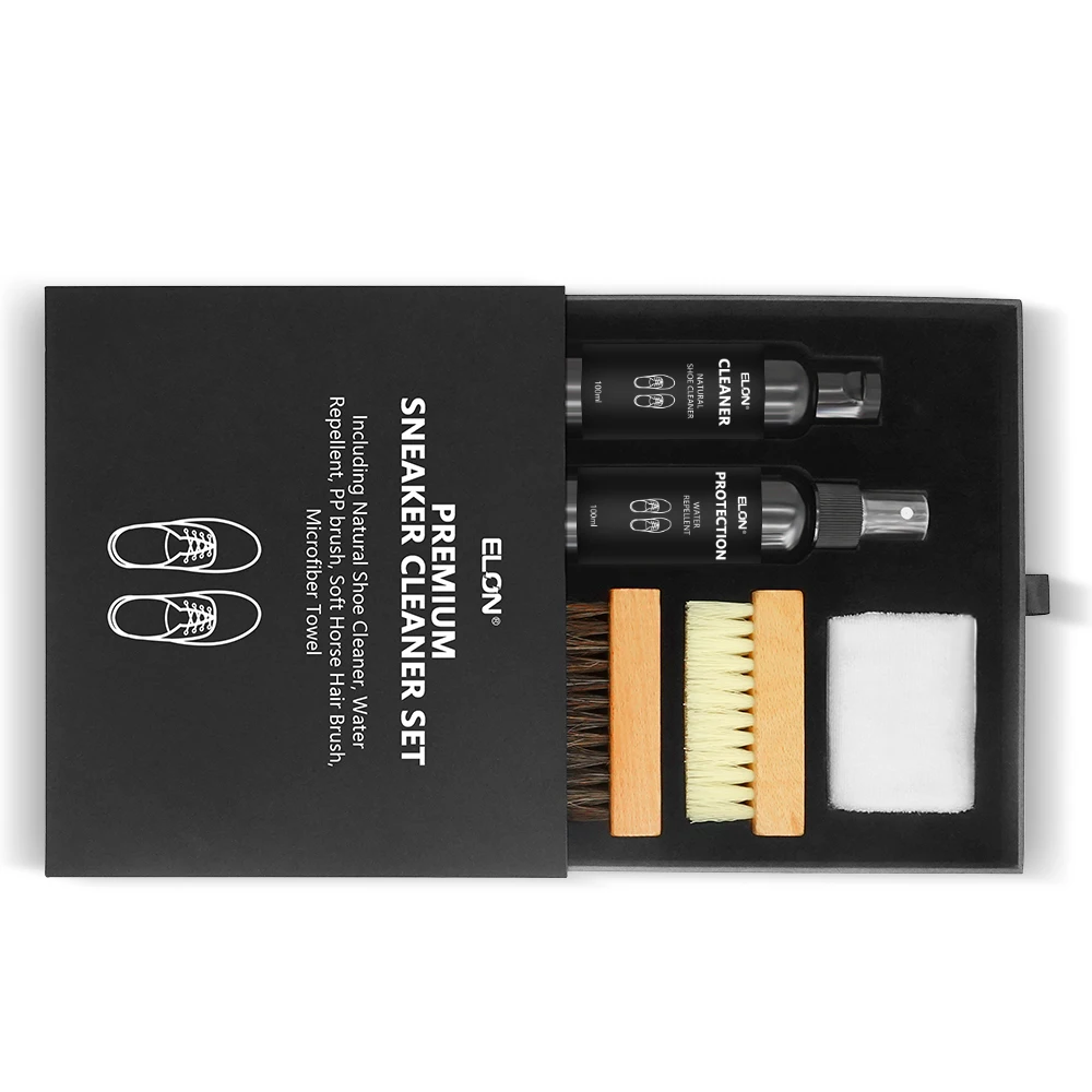 OEM ODM Wholesale Shoe Cleaner Eco-friendly 100+100ml Sneaker Cleaner Foam Waterproof Agent Shoe Cleaner With Brush And Towel
