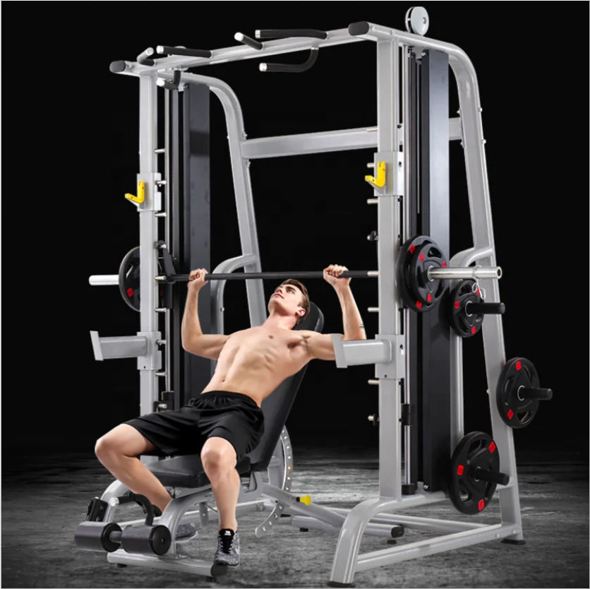 Top quality dual cable-cross Heavy Duty Multi functional trainer power rack machine commercial gym exercise fitness equipment