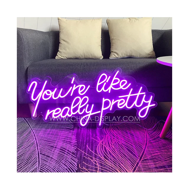Free Drop Shipping Eye-Catching Letter Words Illuminated Advertising Store Logo Led Sign Wholesale Dtf Neon Printer for Home Bar