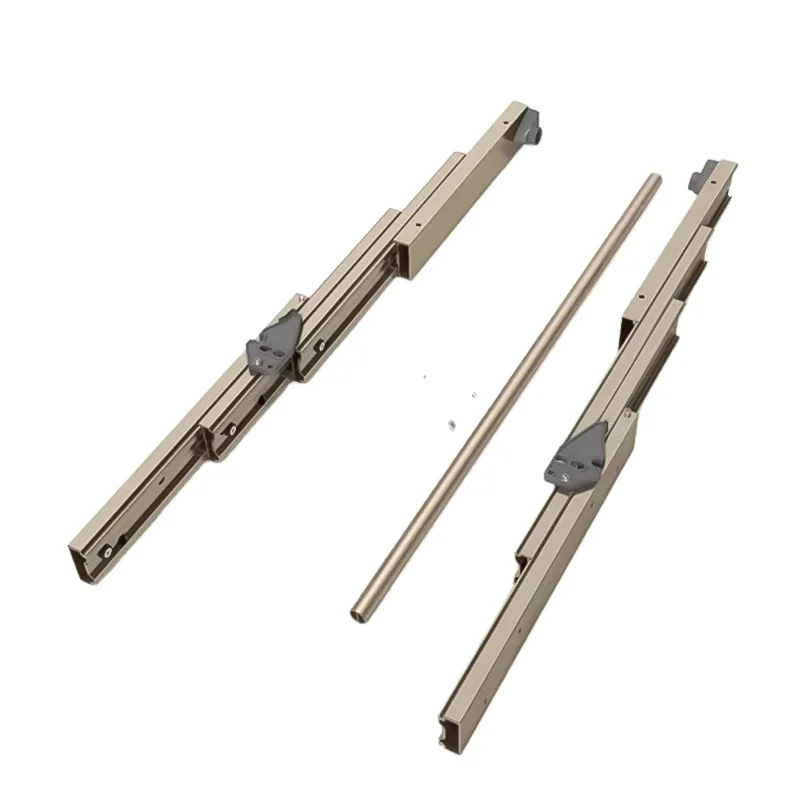 Temax high quality concealed invisible flat push rotating dining table for furniture hardware