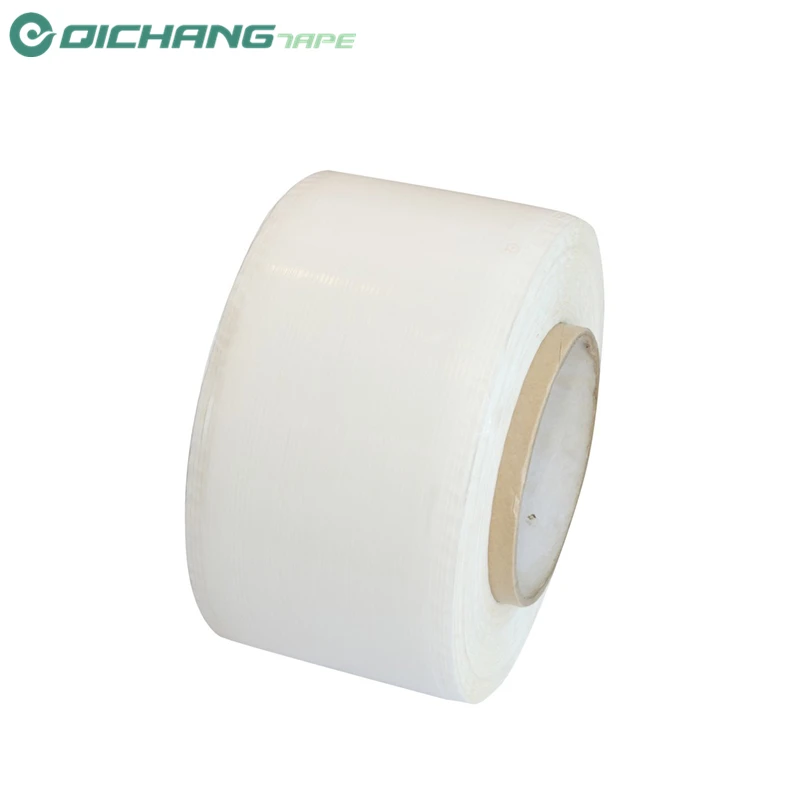 Shanghai Qichang factory large quantity PEPA film permanent bag sealing tape with strong hot melt adhesion