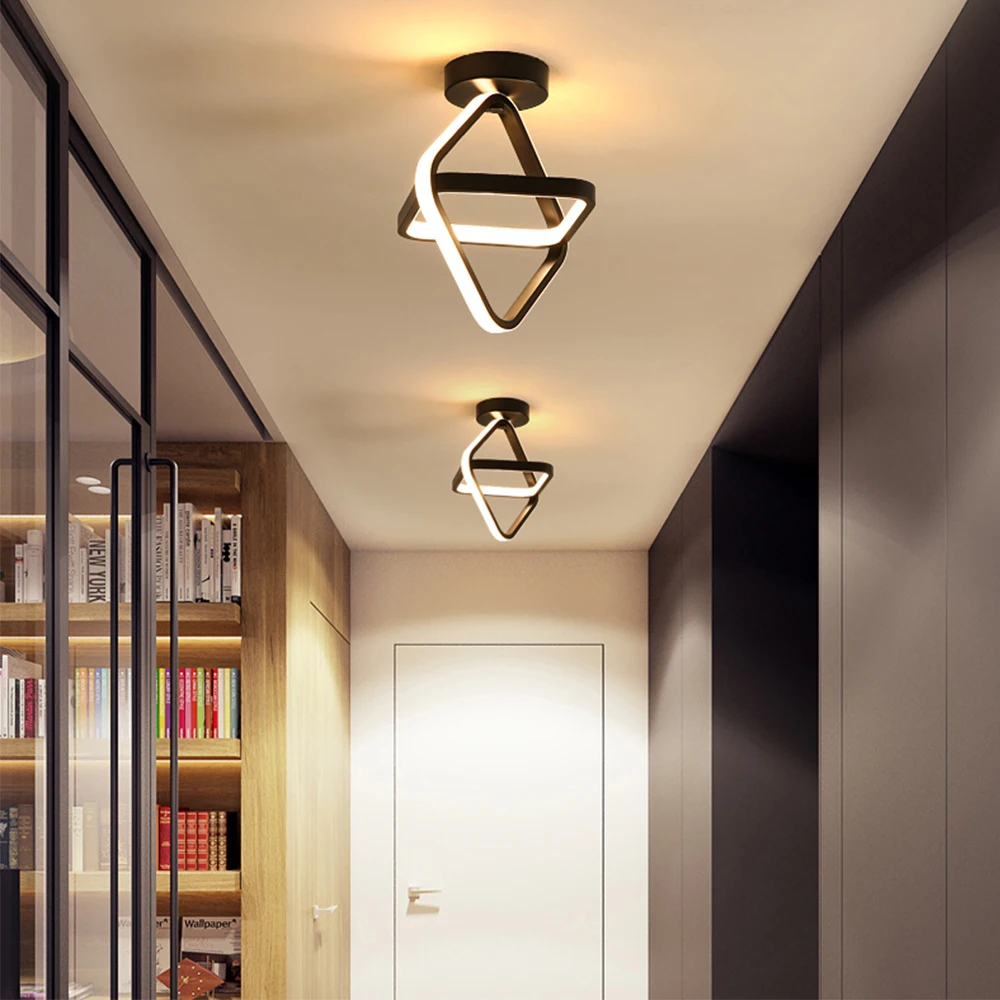 Modern Nordic Light Fixtures Pop Square Acrylic Lamp Ceiling Home Decoration Living Room Hallway Corridor Led Ceiling Light