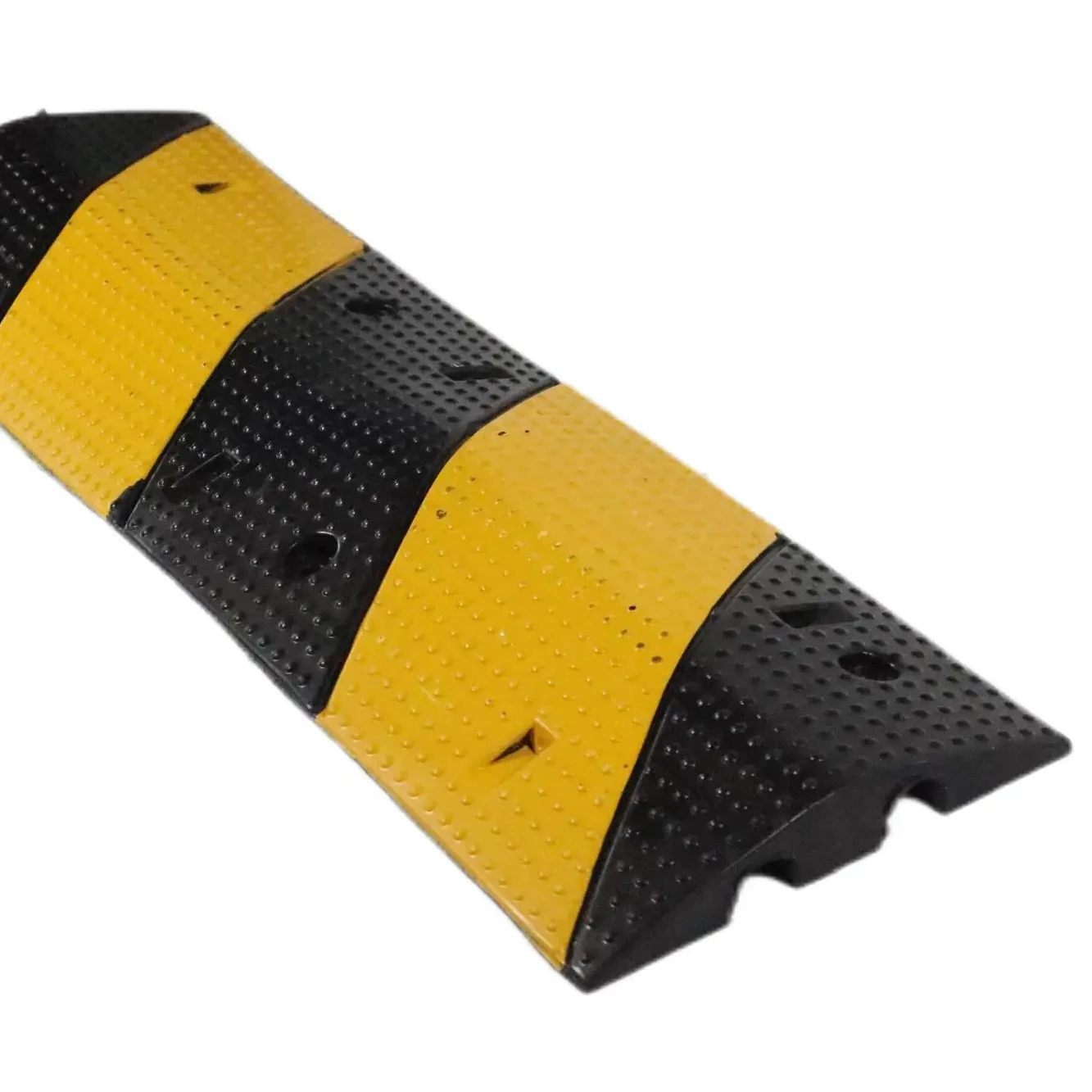 Outdoor And Indoor Rubber Cable Cover Ramp 2Channel Cable Bridges Cable Ramp Protector