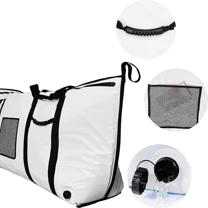 Insulated Large Fish Kill Bag Fish Cooler Portable Tuna Bag Waterproof Fish Bag Keep Ice-Cold and Fresh over 48H