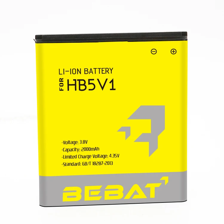 HB5V1 3.8V 2000mAh Replacement Original Mobile Phone Battery For Huawei T8833 W1 Y300