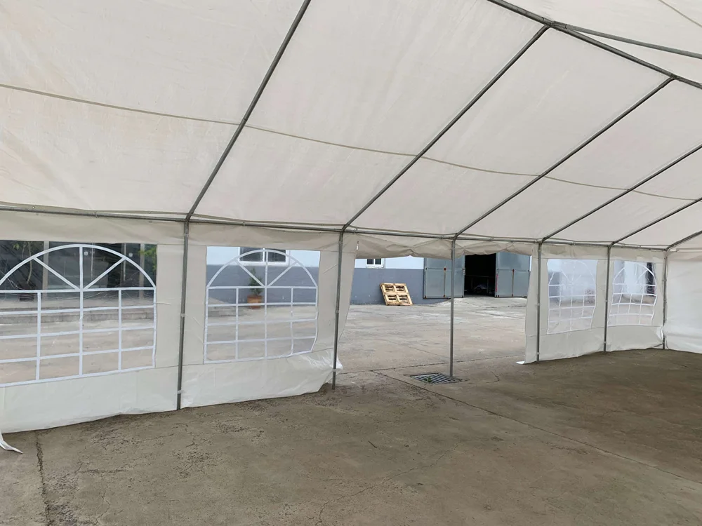 Budget PE Marquee tent 6x12 m for Birthday party
