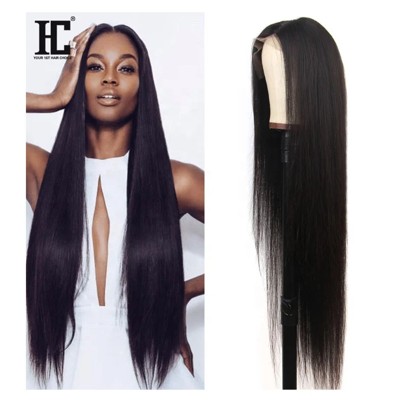 Ready to Ship 130% 150% 180% 250% 13X1 13X4 13x6 360 Lace Frontal Human Hair Wigs for Black Women with Best Price