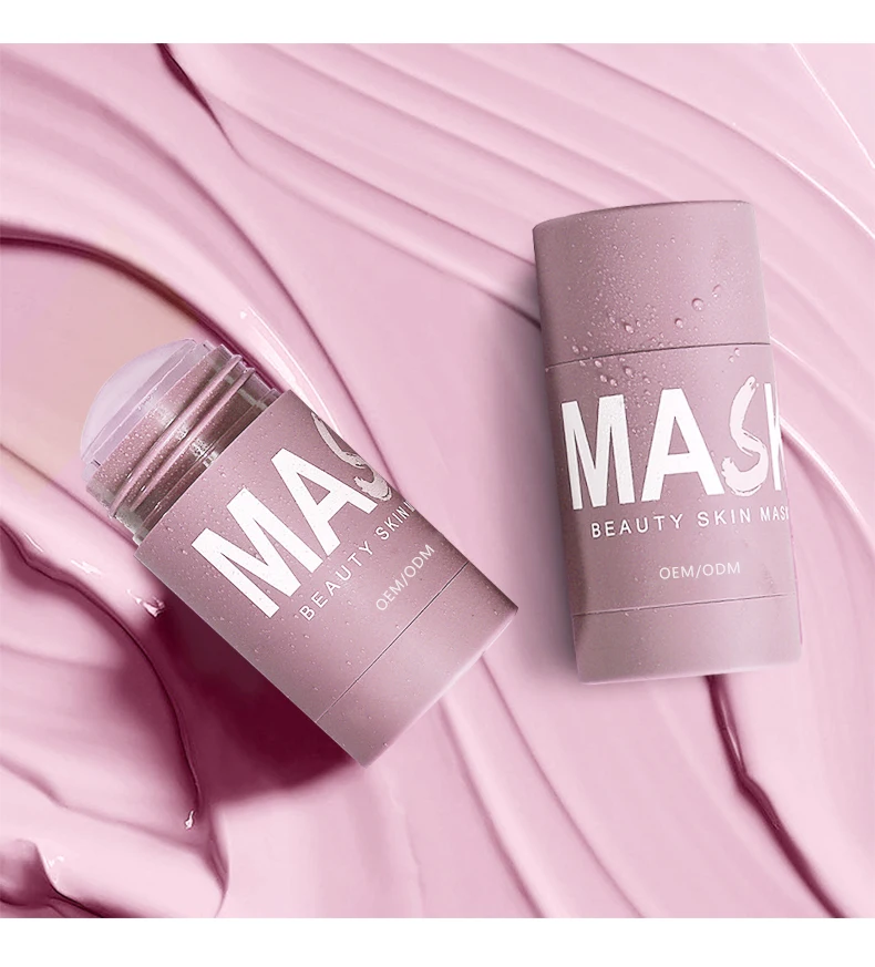 Pink Clay Mask Deep Cleaning Moisturizing Hydrating Natural pink clay stick mask