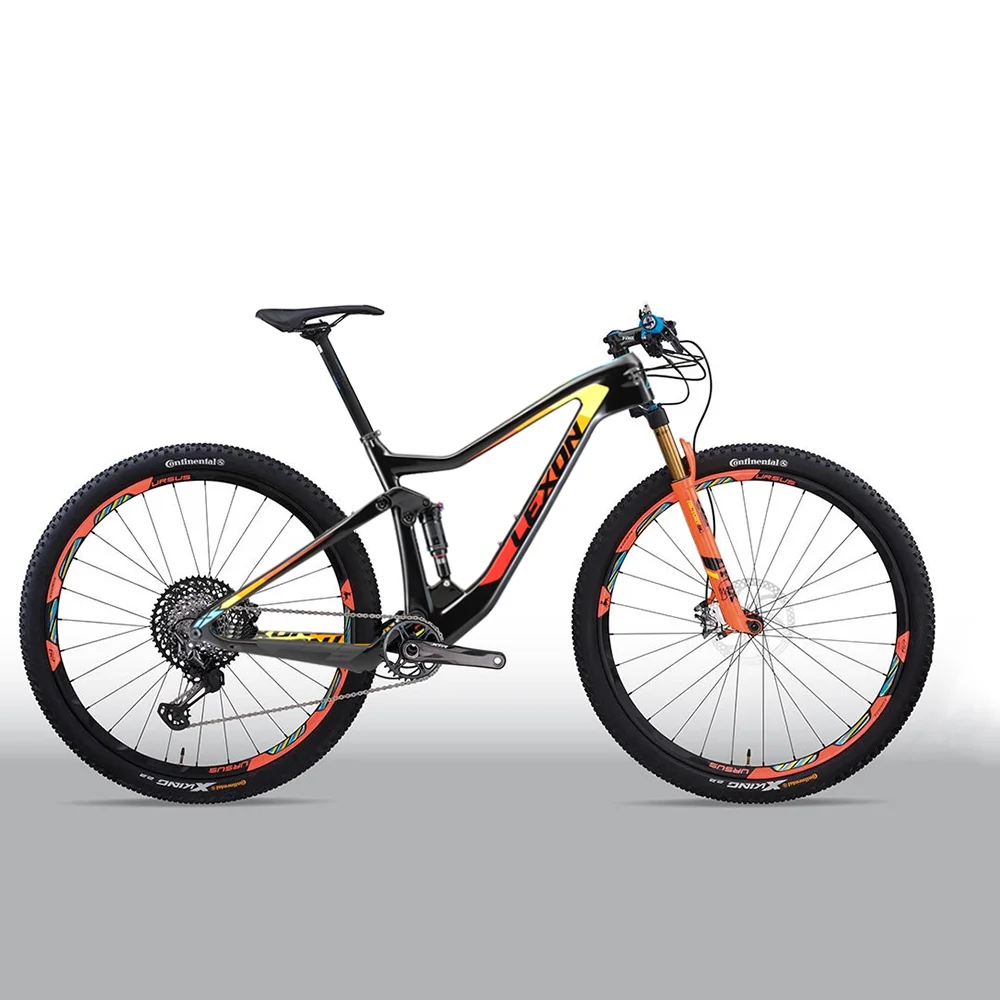 LEXON 29ER Carbon MTB кадров Горный велосипед Полный подвесной 29 Boost frame с Rockshox шок горный рама